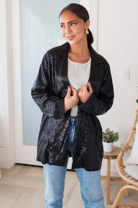 Happy Is Sparkle Sequin Blazer