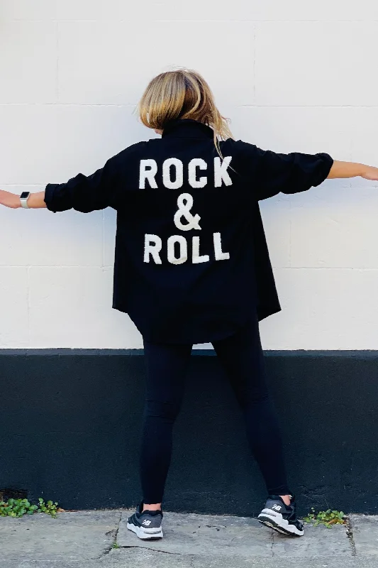 Rock & Roll Shirt | Black x White