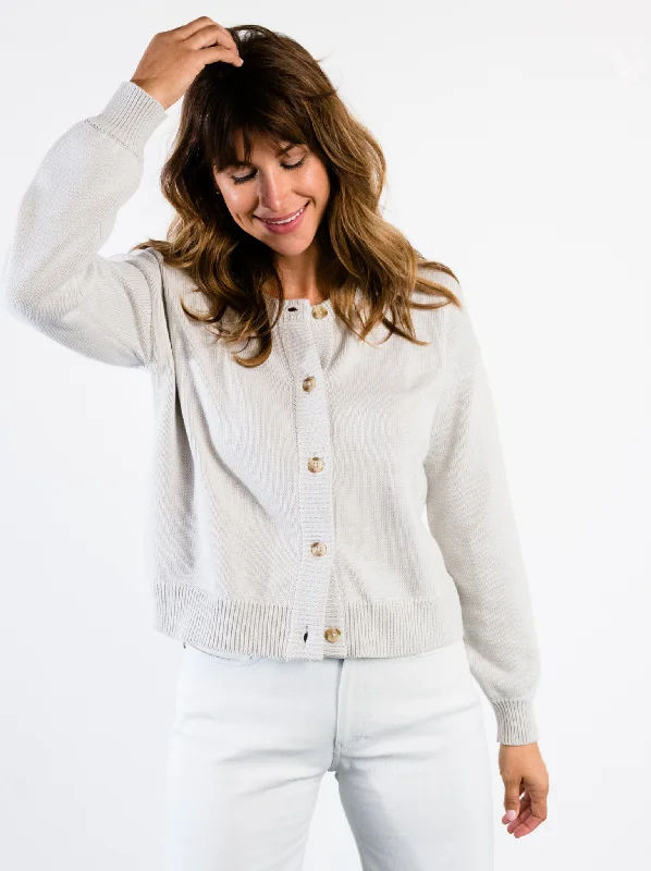 Willow Classic Cardigan - Chalk