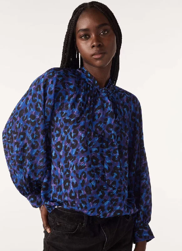 Loma Leopard Blouse