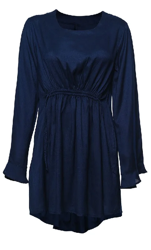 Everyday Wear Basic Navy Comfortable Tunic