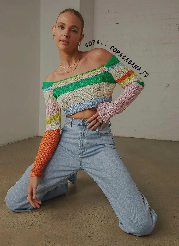 Copacabana Crochet top - Rainbow