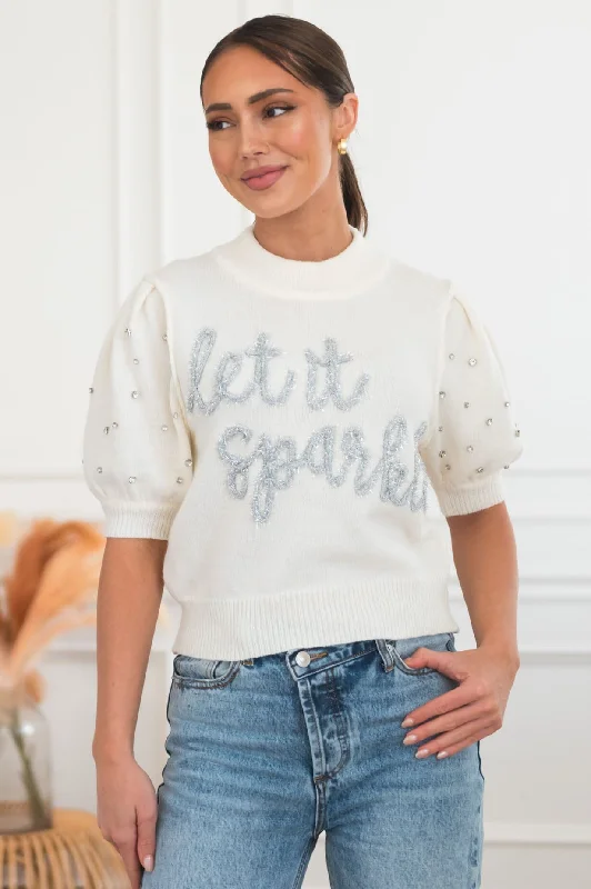 Let It Sparkle Modest Sweater