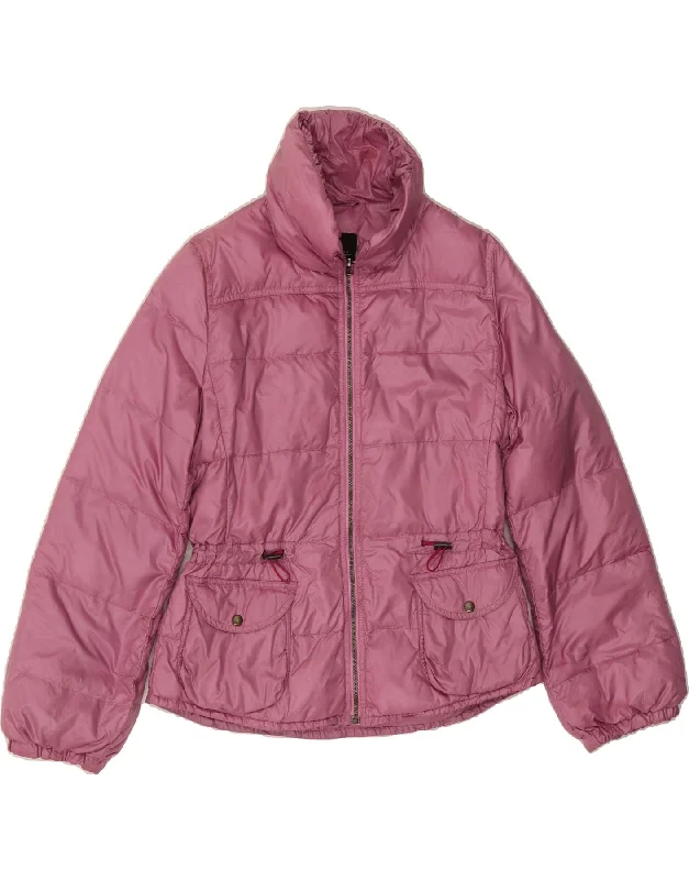 MAX MARA Womens Padded Jacket UK 10 Small Pink Polyamide