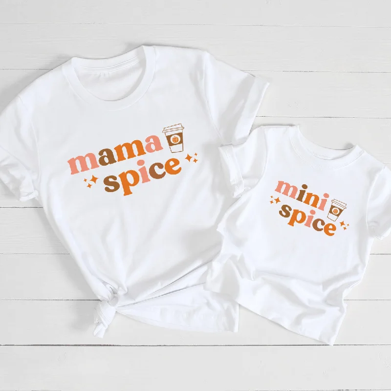 Mama Spice & Mini Spice Autumn Matching T-Shirts