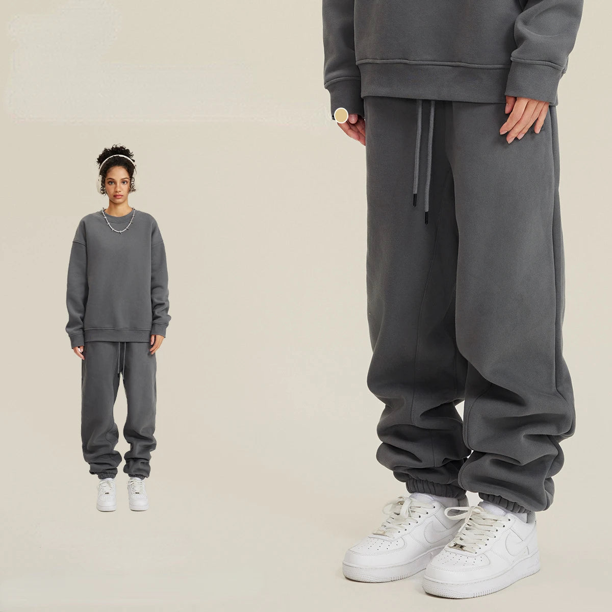 Medium gray-pants