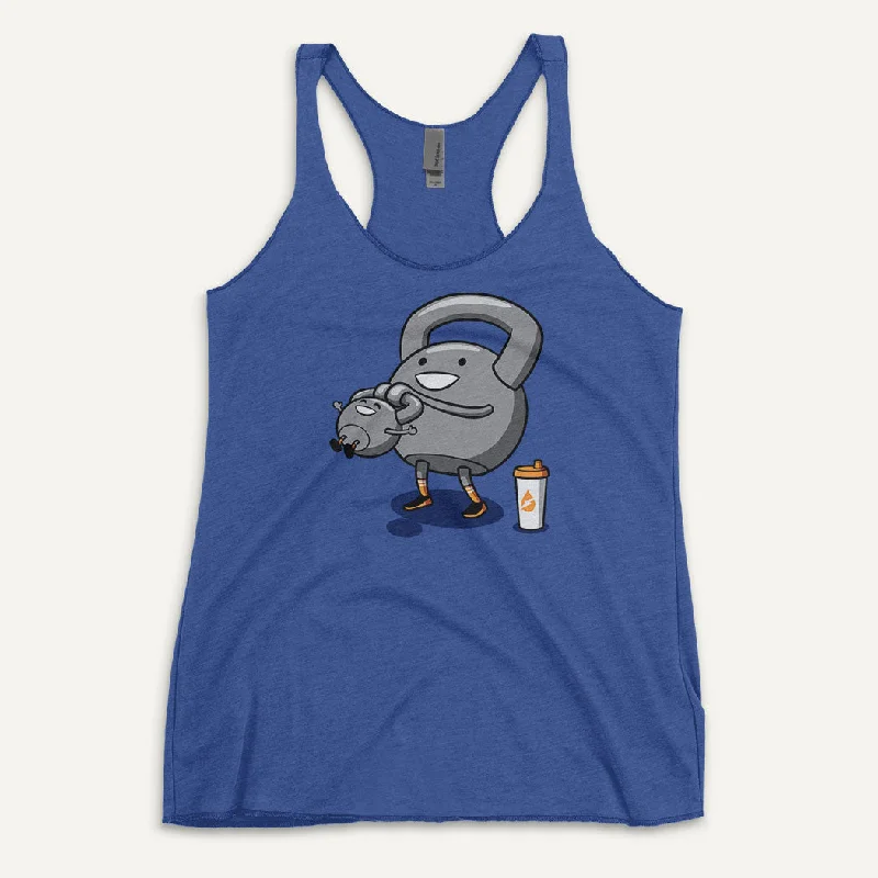 Kettlebell Swinging Baby Kettlebell Women's Tank Top