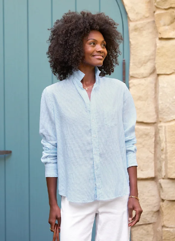 Eileen Blue Stripe Shirt