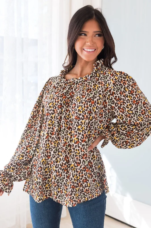 Class With Sass Modest Blouse