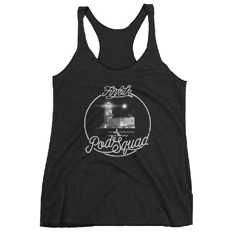 Noir Pod Squad Racerback Tank