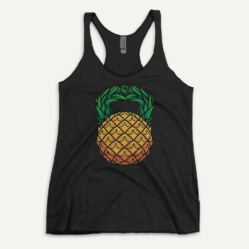 Pineapple Kettlebell Design Women's Tank Top