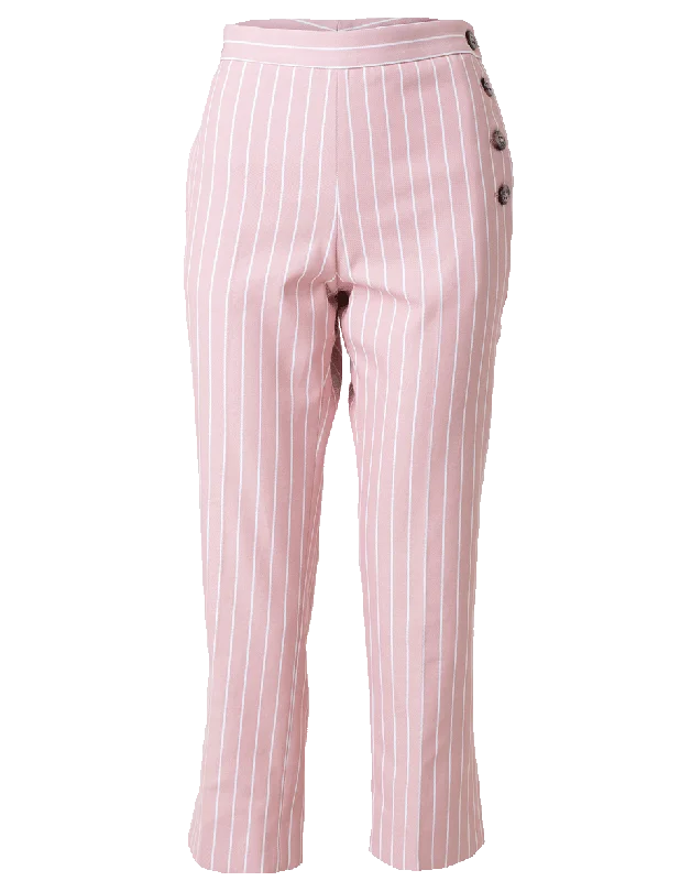 Stripe Side Opening Pant