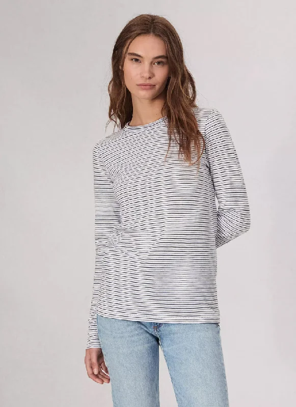 The Slub Striped Long-Sleeve T-Shirt