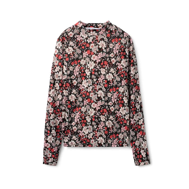 Mockneck Top In: Floral