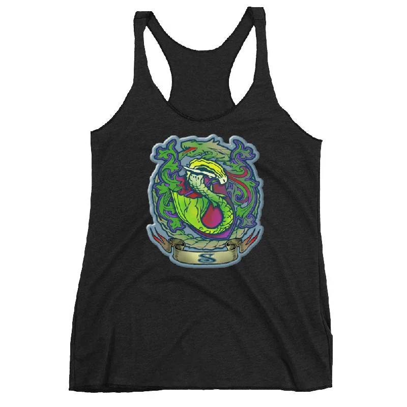 Emerald Finfolk Crest Racerback Tank