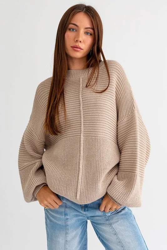 Cozy Ribbed Knit Sweater