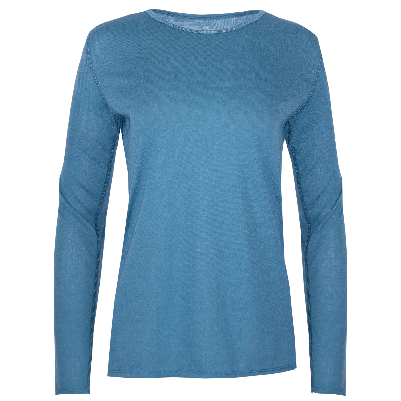 Women's Pepper Bi-Ply Crewneck - Cross Country Blue