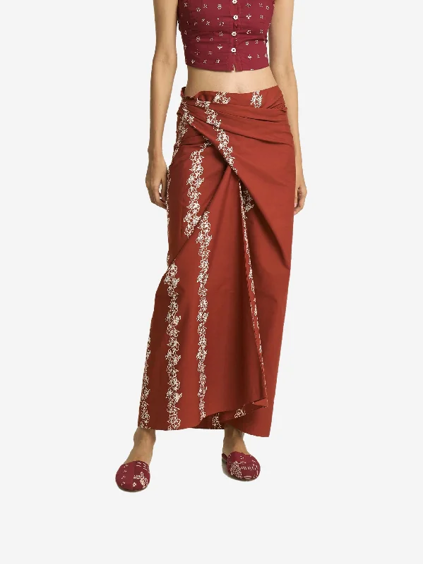 "Untaian Bunga" - Wrap Skirt