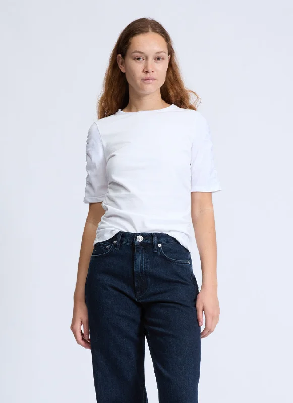 Juliet Shirred Short Sleeve Tee