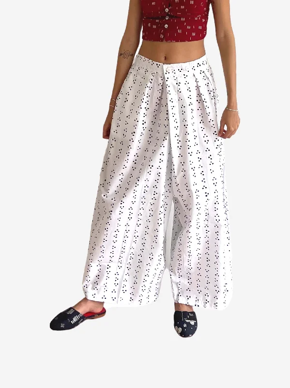 "Bija" - Two Buttons Maxi Pants