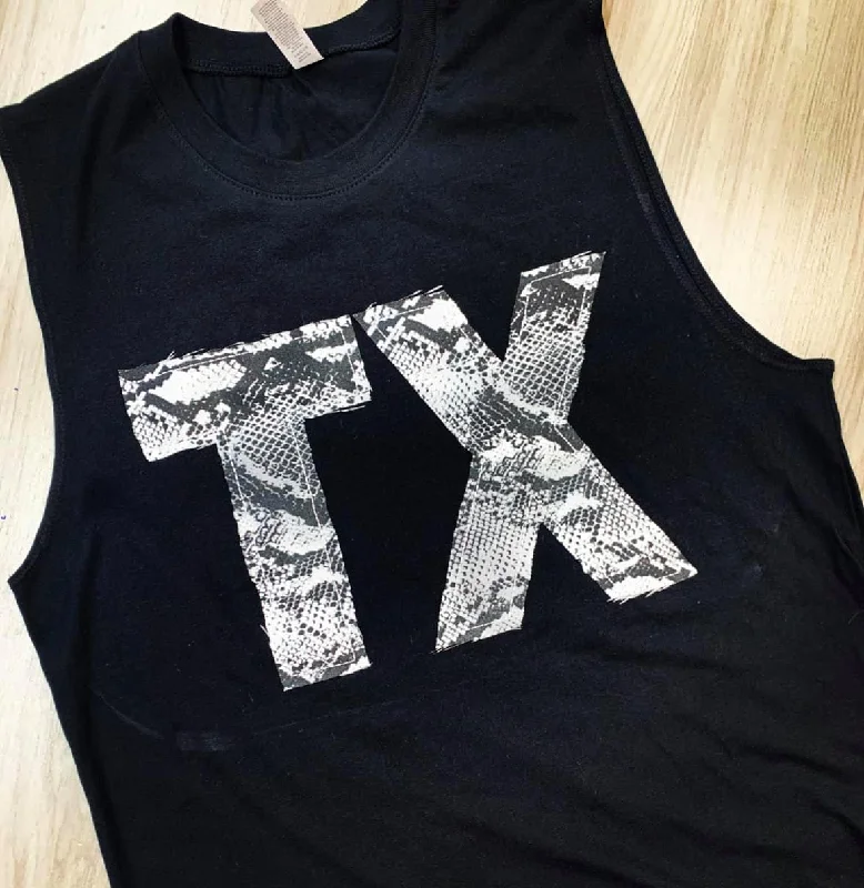 Snakeskin State Abbreviation Tee / Tank - 2021