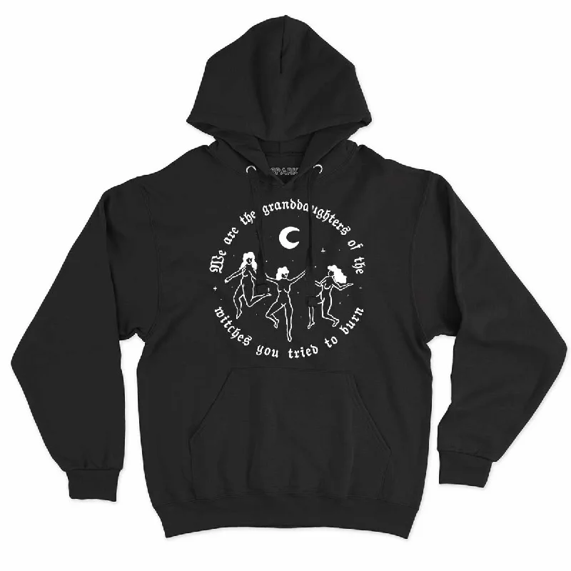 We Are The Granddaughters Of The Witches You Tried To Burn Halloween Feminist Hoodie