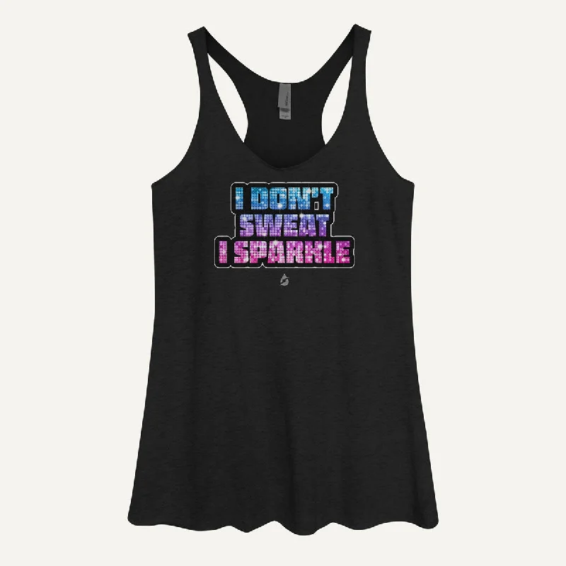 I Don't Sweat I Sparkle Women's Tank Top