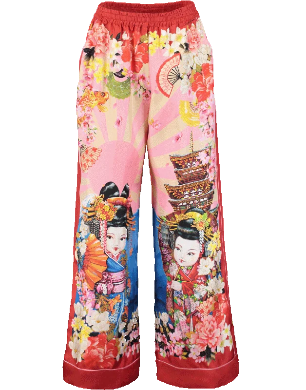 Japan Print Pajama Pant